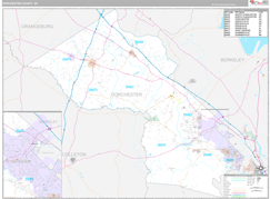 Dorchester County, SC Digital Map Premium Style