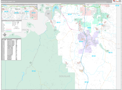 Douglas County, CO Digital Map Premium Style