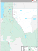 Douglas County, NV Digital Map Premium Style