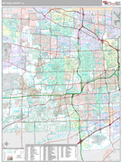 DuPage County, IL Digital Map Premium Style