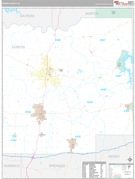 Dubois County, IN Digital Map Premium Style