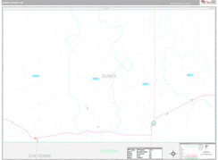 Dundy County, NE Digital Map Premium Style