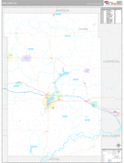 Dunn County, WI Digital Map Premium Style