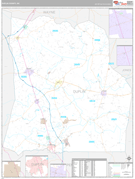 Duplin County, NC Digital Map Premium Style