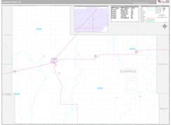 Edwards County, KS Digital Map Premium Style