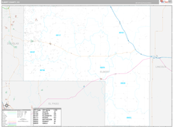 Elbert County, CO Digital Map Premium Style