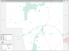 Elko County, NV Digital Map Premium Style