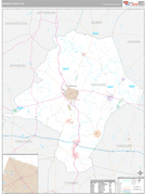 Emanuel County, GA Digital Map Premium Style