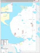 Emmet County, MI Digital Map Premium Style