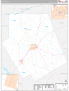 Erath County, TX Digital Map Premium Style