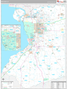 Erie County, NY Digital Map Premium Style