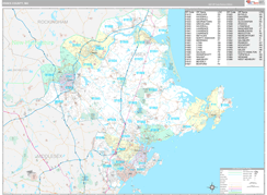 Essex County, MA Digital Map Premium Style