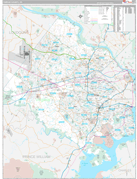 Fairfax County, VA Digital Map Premium Style