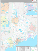 Fairfield County, CT Digital Map Premium Style