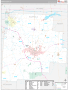 Fairfield County, OH Digital Map Premium Style