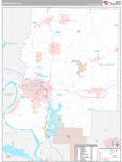 Faulkner County, AR Digital Map Premium Style
