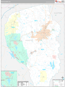 Fayette County, GA Digital Map Premium Style