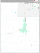 Fayette County, IN Digital Map Premium Style