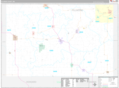 Fillmore County, MN Digital Map Premium Style
