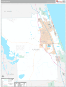 Flagler County, FL Digital Map Premium Style