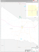 Foard County, TX Digital Map Premium Style