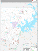 Forsyth County, GA Digital Map Premium Style