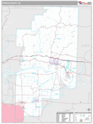 Franklin County, AR Digital Map Premium Style