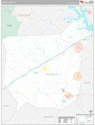 Franklin County, GA Digital Map Premium Style