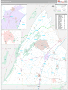 Franklin County, PA Digital Map Premium Style