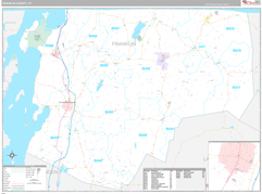 Franklin County, VT Digital Map Premium Style