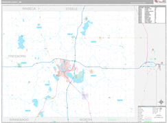 Freeborn County, MN Digital Map Premium Style