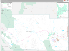 Fremont County, CO Digital Map Premium Style