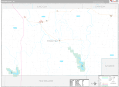Frontier County, NE Digital Map Premium Style