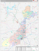 Fulton County, GA Digital Map Premium Style