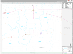 Furnas County, NE Digital Map Premium Style