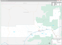 Garfield County, CO Digital Map Premium Style