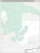 Gila County, AZ Digital Map Premium Style