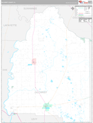 Gilchrist County, FL Digital Map Premium Style