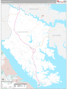 Gloucester County, VA Digital Map Premium Style