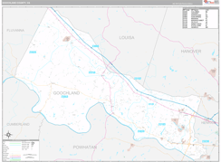Goochland County, VA Digital Map Premium Style