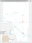 Gooding County, ID Digital Map Premium Style