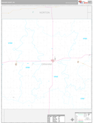 Graham County, KS Digital Map Premium Style