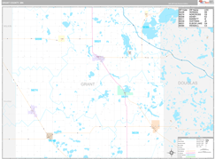 Grant County, MN Digital Map Premium Style