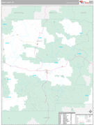 Grant County, OR Digital Map Premium Style
