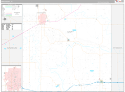 Gray County, TX Digital Map Premium Style