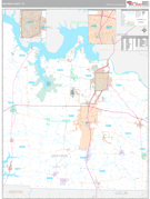 Grayson County, TX Digital Map Premium Style