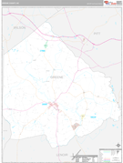 Greene County, NC Digital Map Premium Style