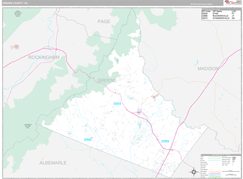 Greene County, VA Digital Map Premium Style