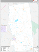 Grimes County, TX Digital Map Premium Style