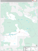 Gunnison County, CO Digital Map Premium Style